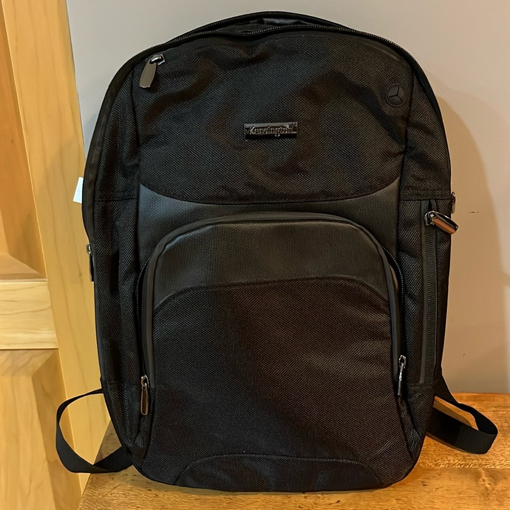 Black Kensington iPad bag small back pack